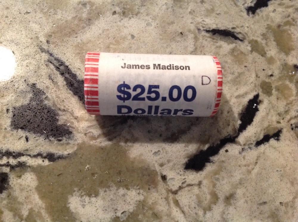 James Madison Presidential Dollar Rolls
