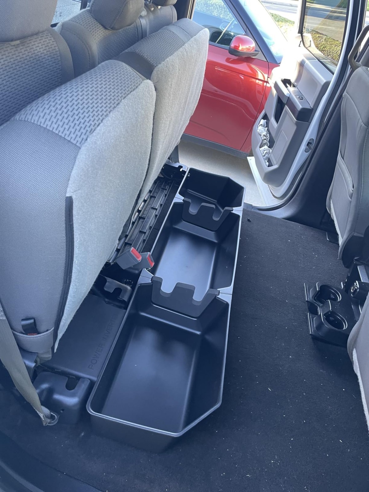 Rear Underseat Storage Fits For Ford 2017-2025 F150 F250 F350 F450 Crew Cab