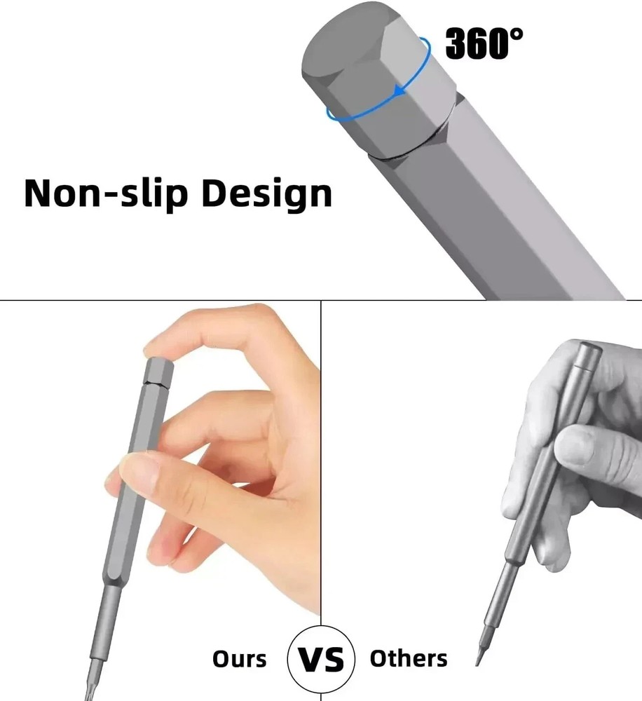 24 In 1 Small Precision Screwdriver Set Magnetic Mini Screwdriver Bit Set For PC