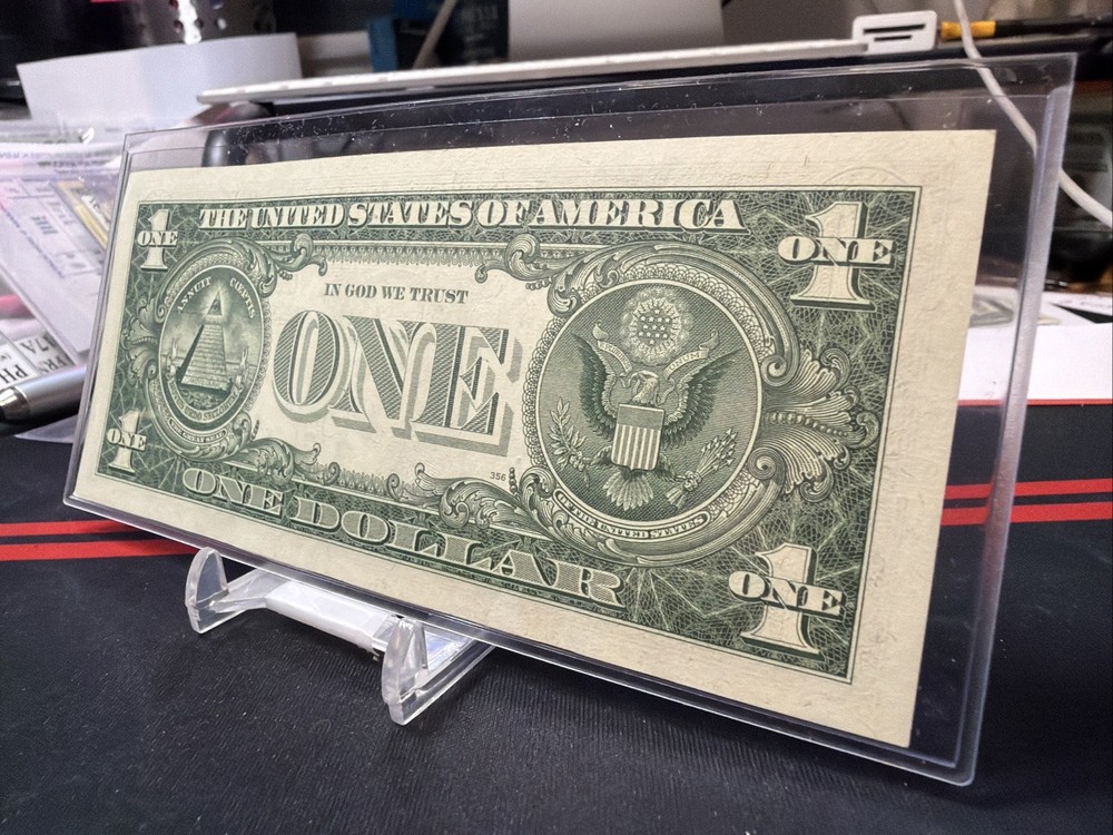 😎 1957-A $1 Silver Certificate C/A Block - CU CONDITION