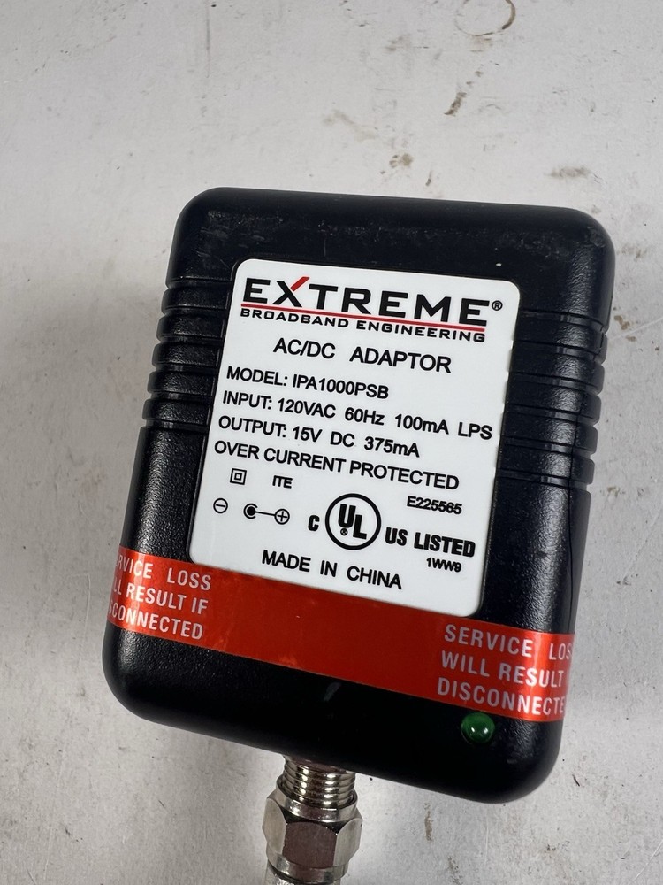 Extreme Broadband Infinity Premise AC/DC power Adaptor IPA1000PSB & Module IPPIM
