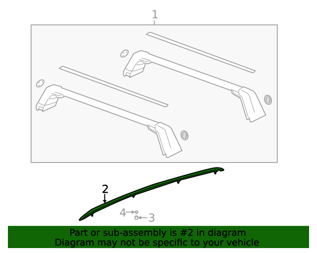 Genuine GM Side Rail 39146479