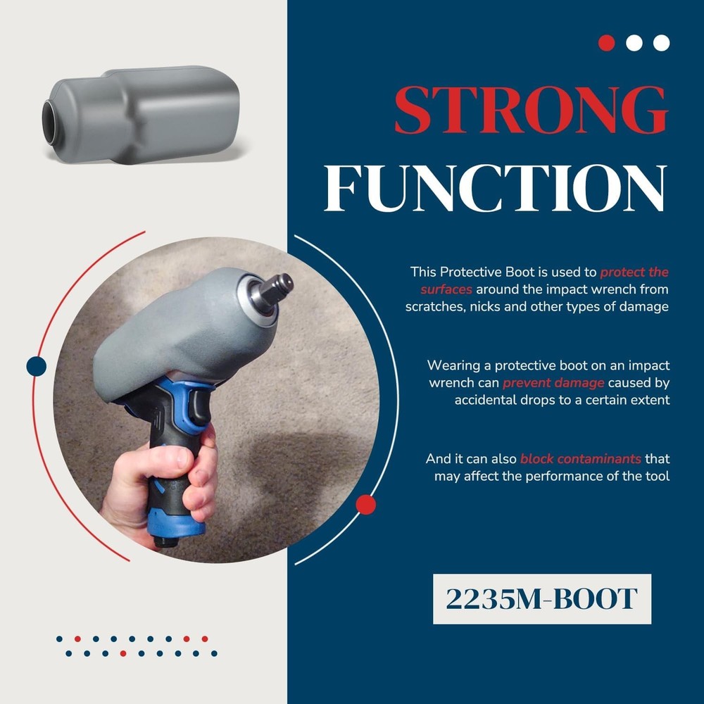 2235M-BOOT Replace for Premium Tool Boot Air Impact Wrench Protective Boot 2235