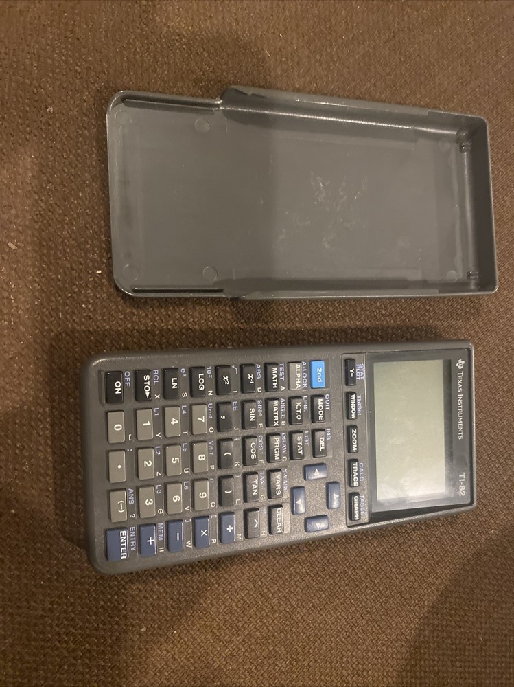 Texas Instruments TI-82 Graphing Calculator with Cover Tested Working