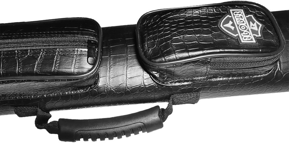 Hard Shell 2x2 Pool Cue Case with Divider Tubes - Waterproof & Scratch-Resistant