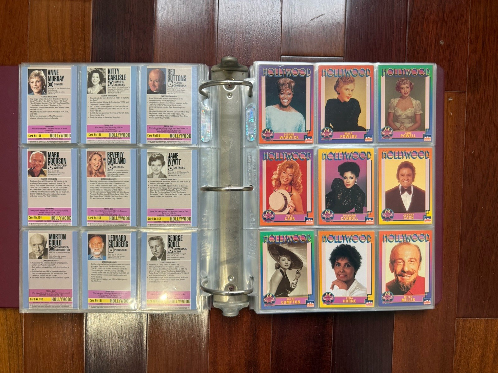 1991 Hollywood Starline 200+ Cards & Binder