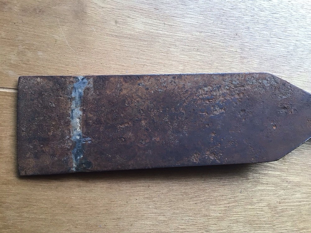 Vintage Metal Timber Framing Chisel 14 Inch Tool
