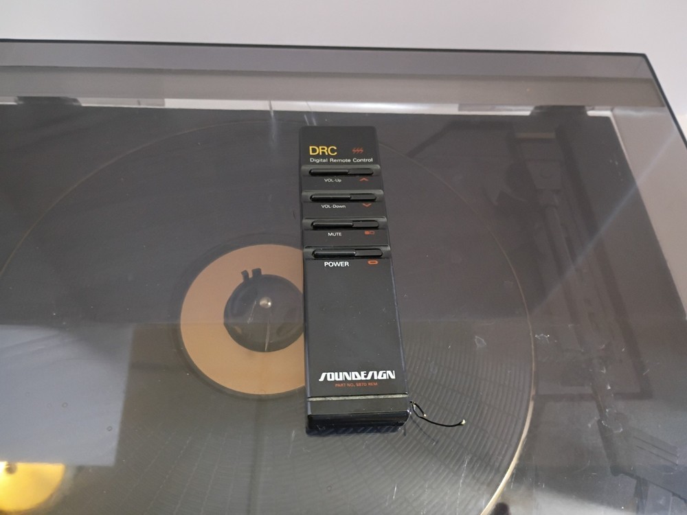 Soundsign Music Record Player 0976C Turntable Auto Return Untested