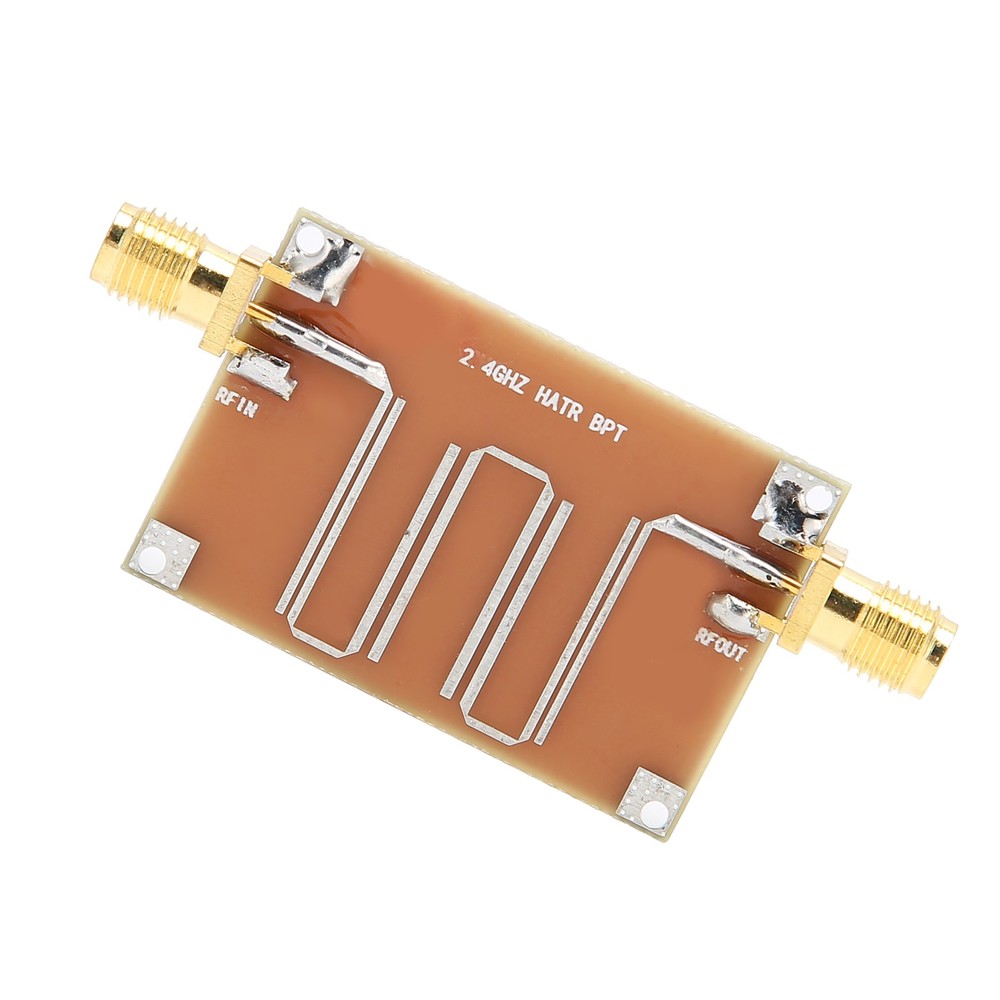 Bandpass Filter Module Microstrip Signal Board 2.4GHz Accessory Electronic Compˇ