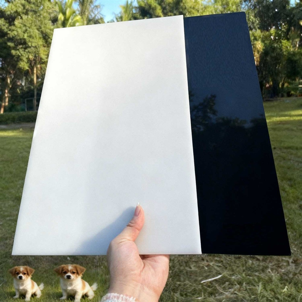 White Black PP  Plastic Plate Sheet For DIY Model Making  Material