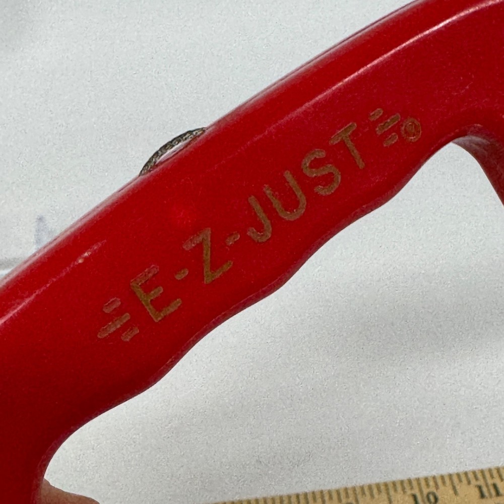 Vintage E-Z-JUST Control Line Model Airplane Handle Red 5" Throw