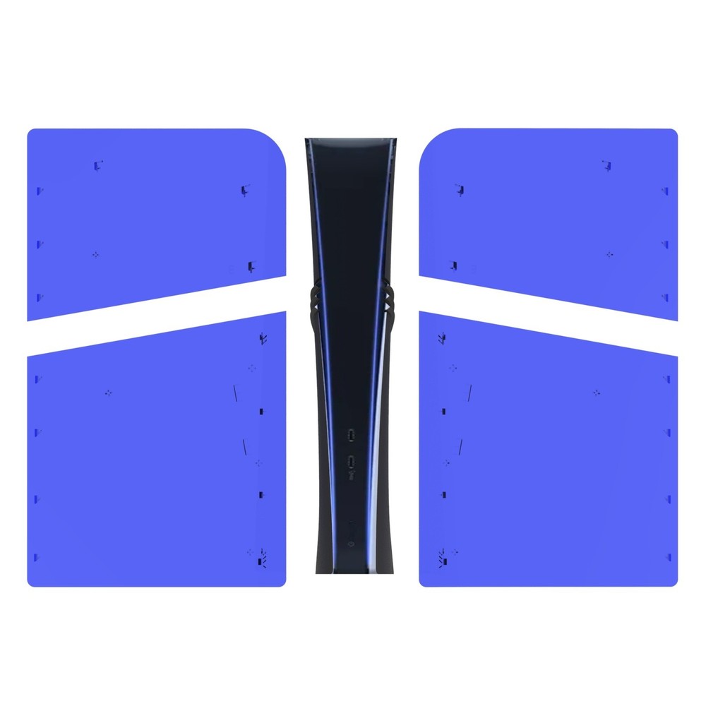 Transparent cover for PS5 Pro, replacement shell accessories hard ABS side panel