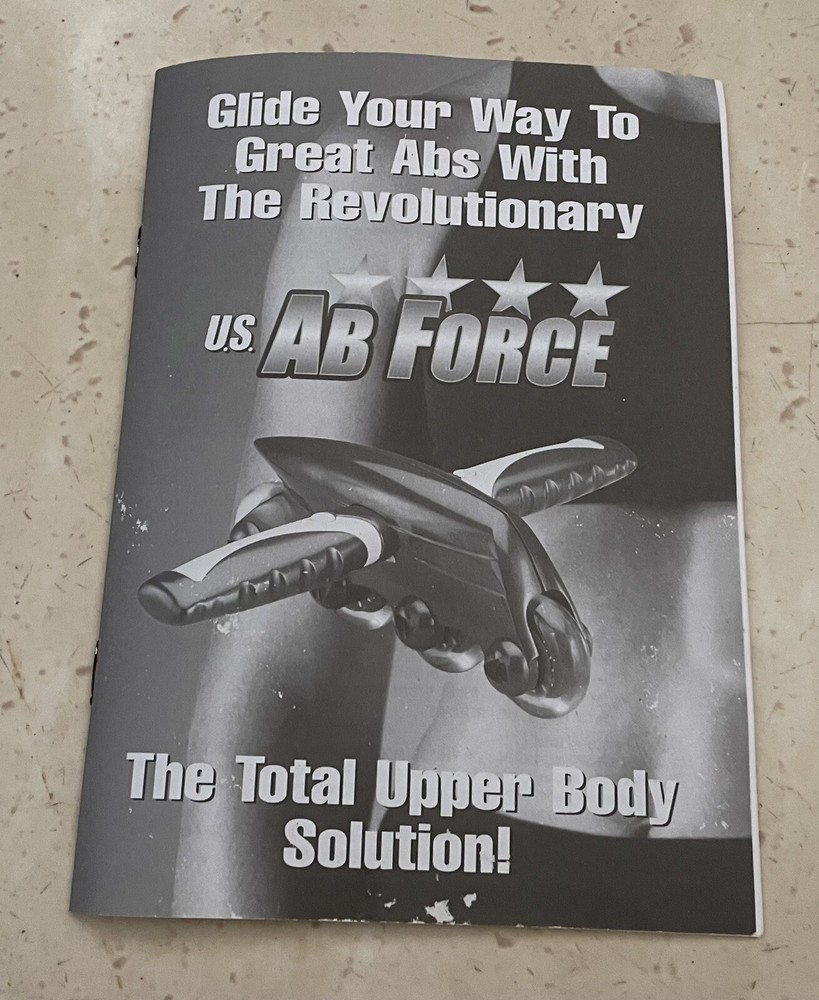 AB FORCE The Total Upper Body Solution Works Multiple Muscle Groups & Abdominal