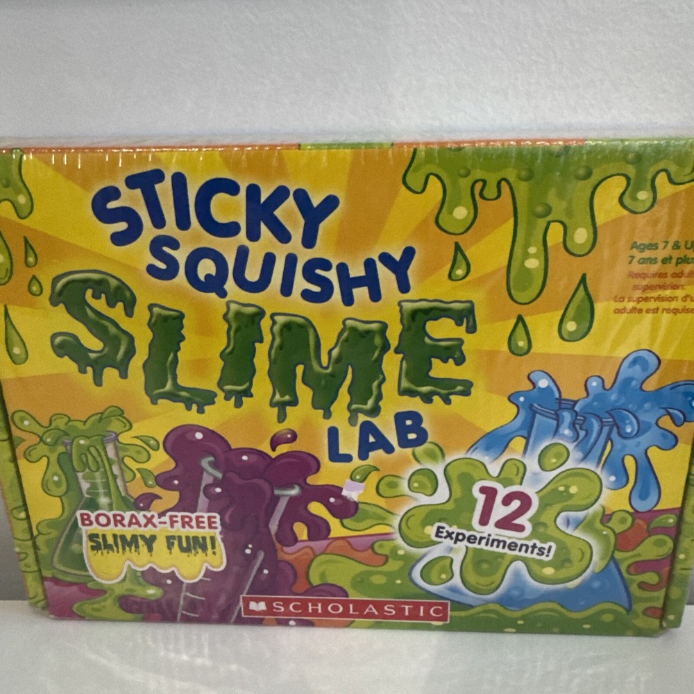 Scholastic School Essentials Sticky Squishy Slime Lab NEW