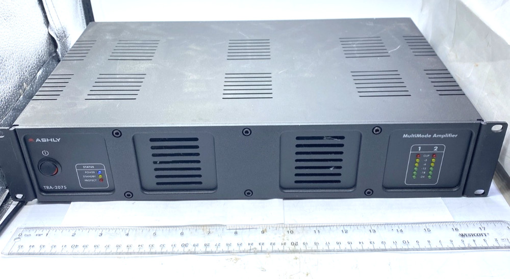 Ashly MultiMode Amplifier TRA-2075 With Power Cord Working