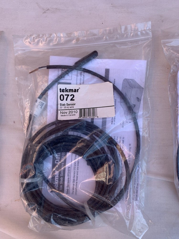 Tekmar 072 Slab Sensor, Sealed Bag.