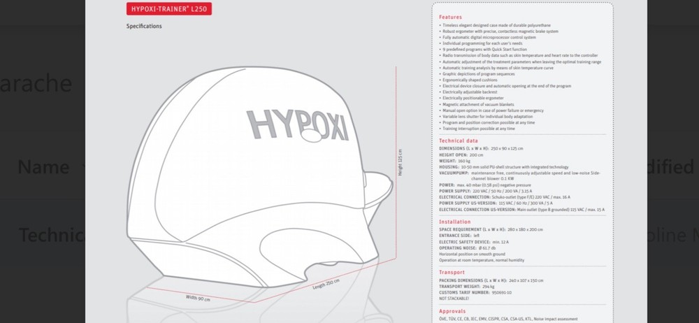 Body Contouring & lymphatic drainage Machine Non Invasive Hypoxi System