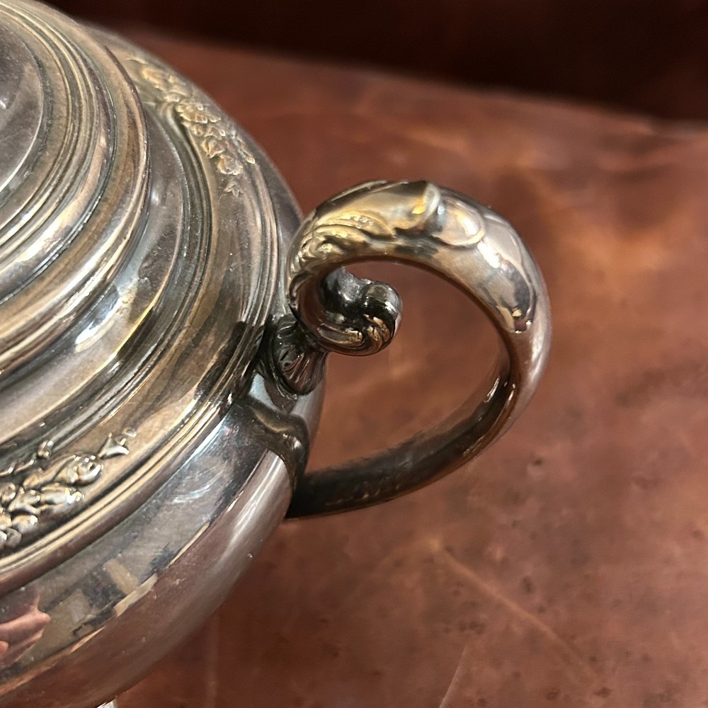 Vintage Holmes & Edwards Silver Plate Tea Coffee Set - Youth Pattern - 4 Pieces