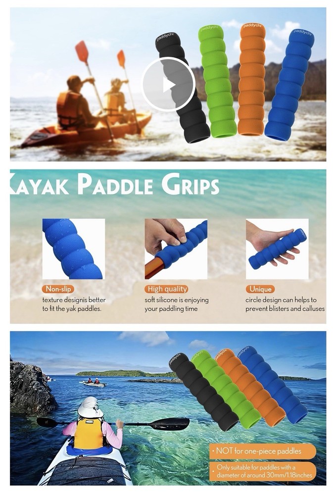 Kayak Paddle Grips Blue