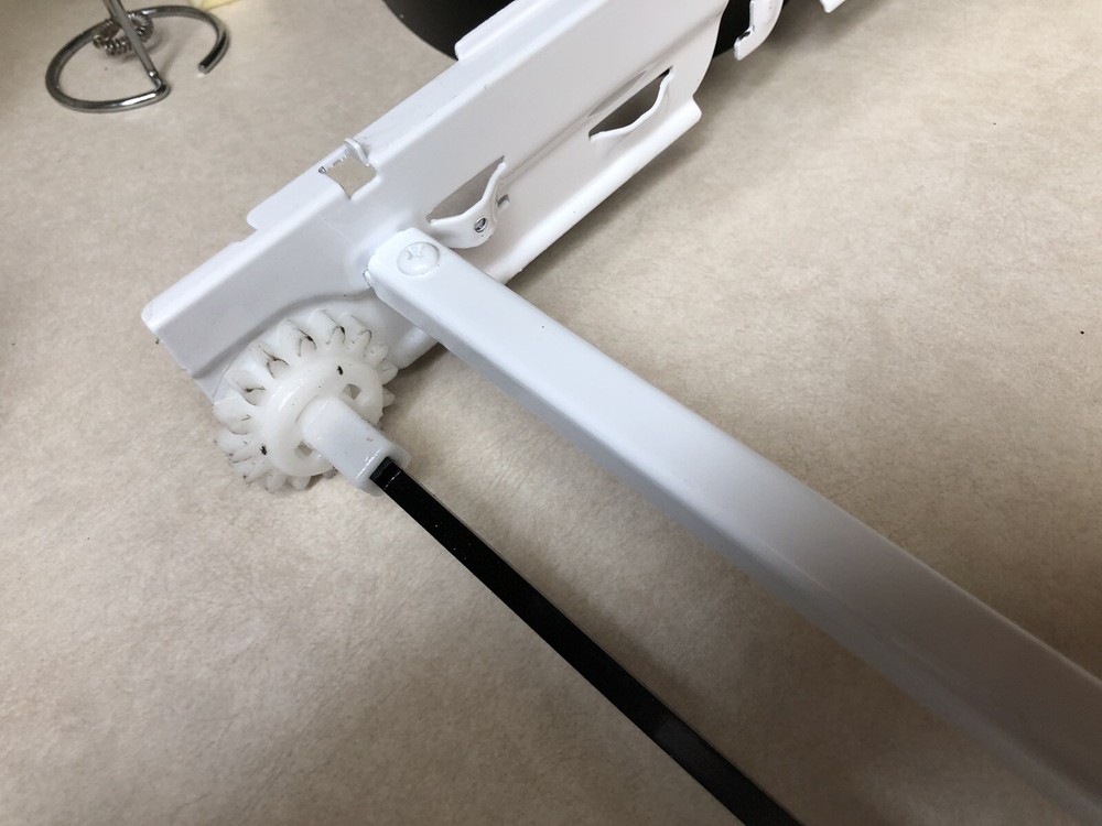 LG Refrigerator Freezer Door Rail Assembly Mounts Gears Rollers Left & Right