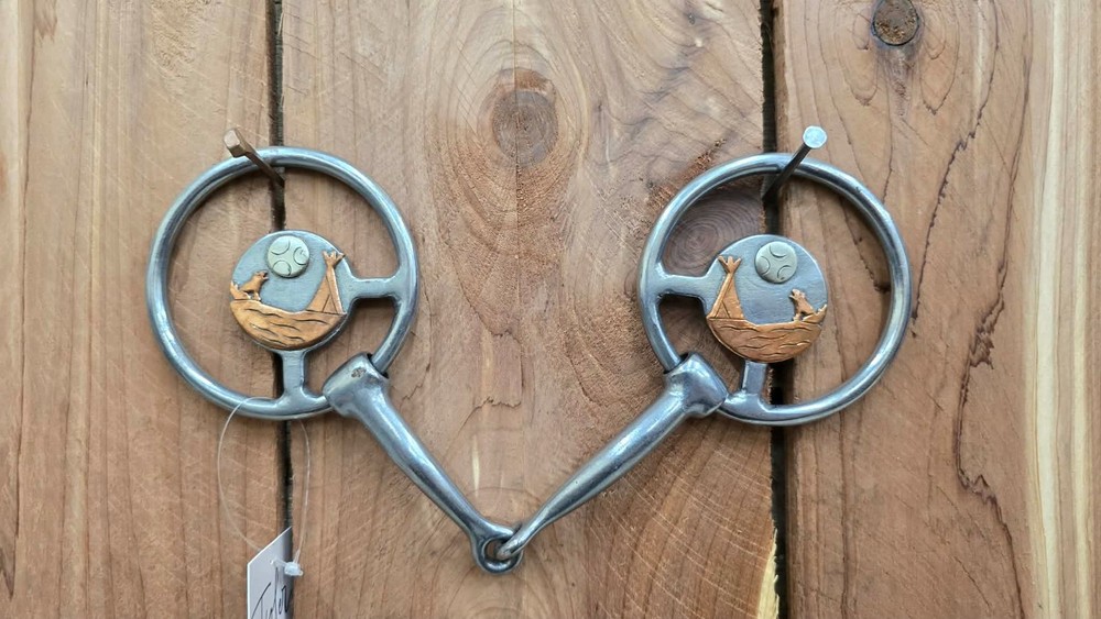 Tyler Locked O Ring Teepee Motif Western Bit