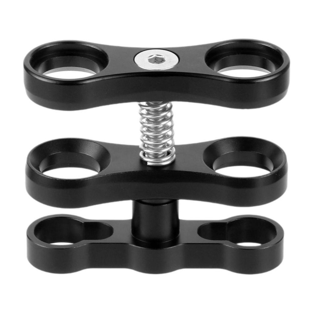 Diving Light Clip 1" Arm Clamp Mount Ball Adapter Connector For