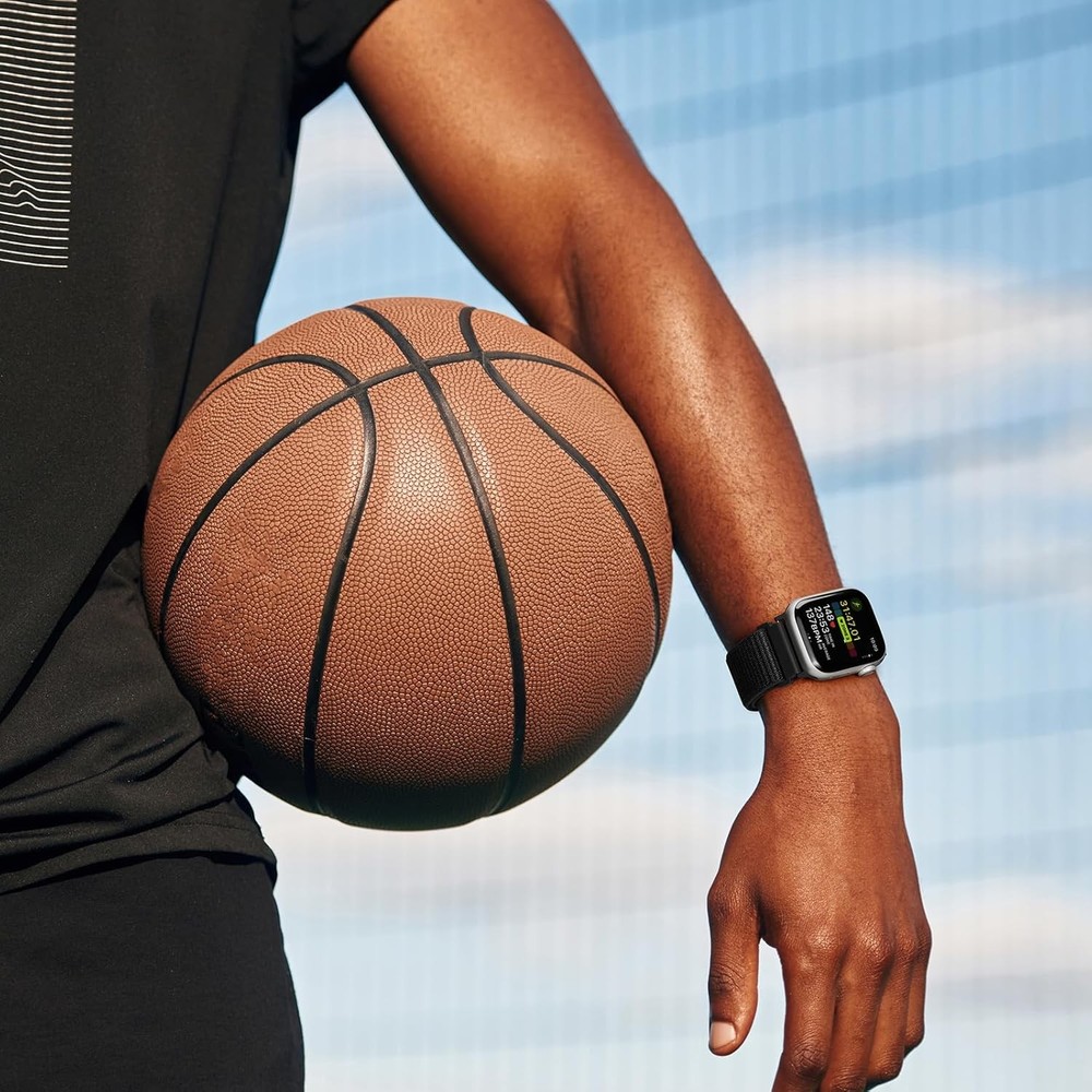 Nylon Loop Strap Compatible with Apple Watch 38mm 40mm 41mm 44mm Adjustable