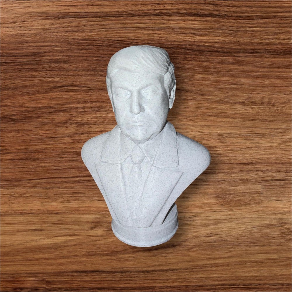 Donald Trump Bust Statue 3D Printed