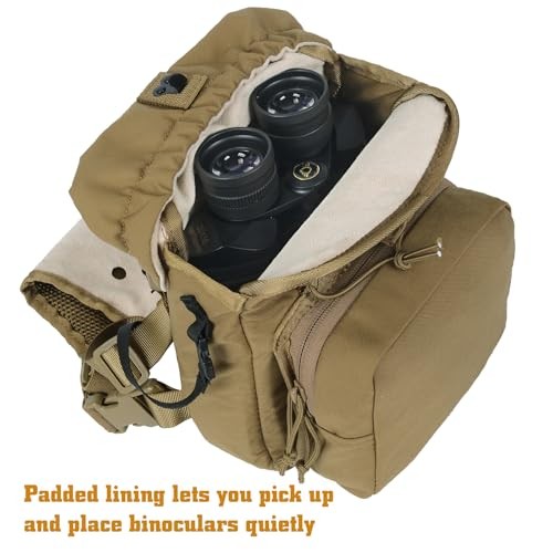 Tactical Universal Binocular Case, Binocular Harness Chest Pack with Durable,