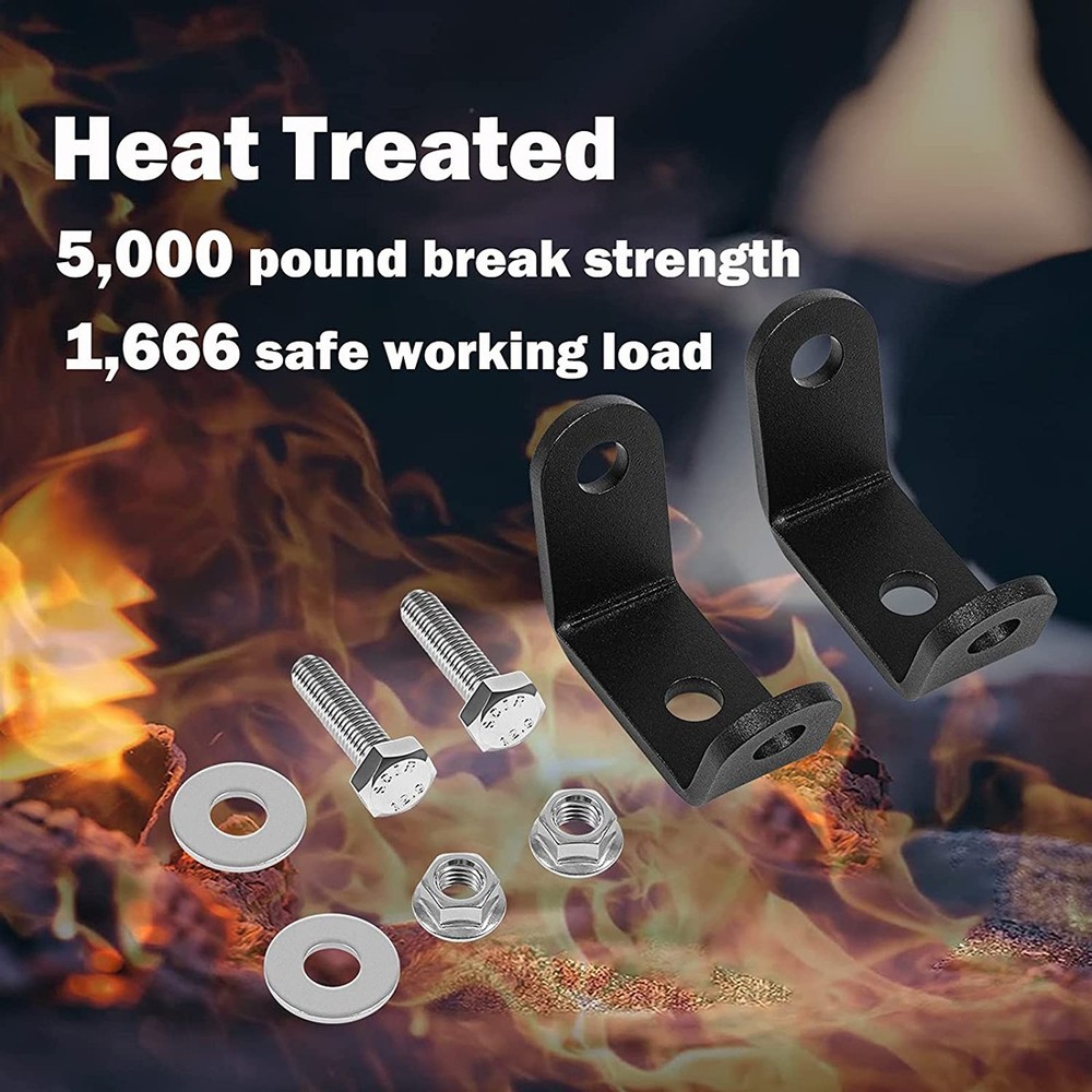 For BoatBuckle G2 Strap Mounting Bracket Kit for Boat Trailers 3-Sided Brackets