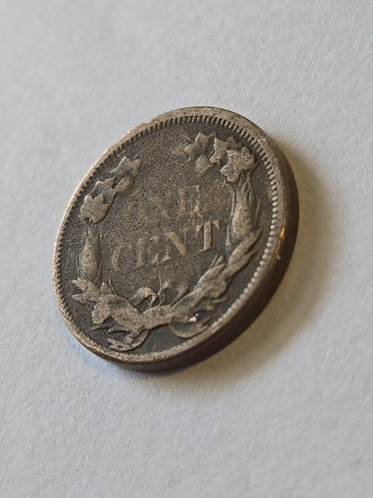 1858 SL Small Letters Flying Eagle Cent VG Coin #1140