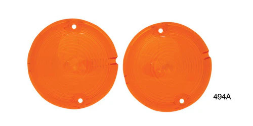 1957  Parklight lenses, amber