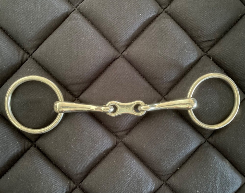 French Link O Ring Snaffle Horse Bit 5.5” 5 1/2”