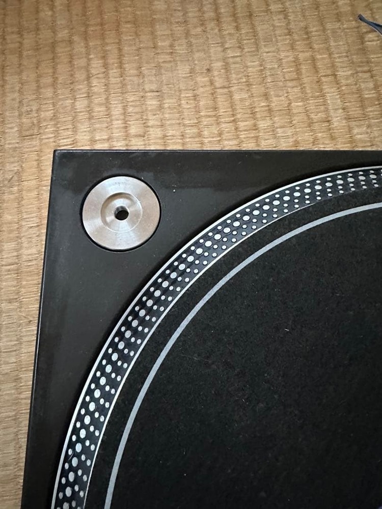 Technics SL-1200MK3D DJ Turntable Black with Headshell Tested & Working Used
