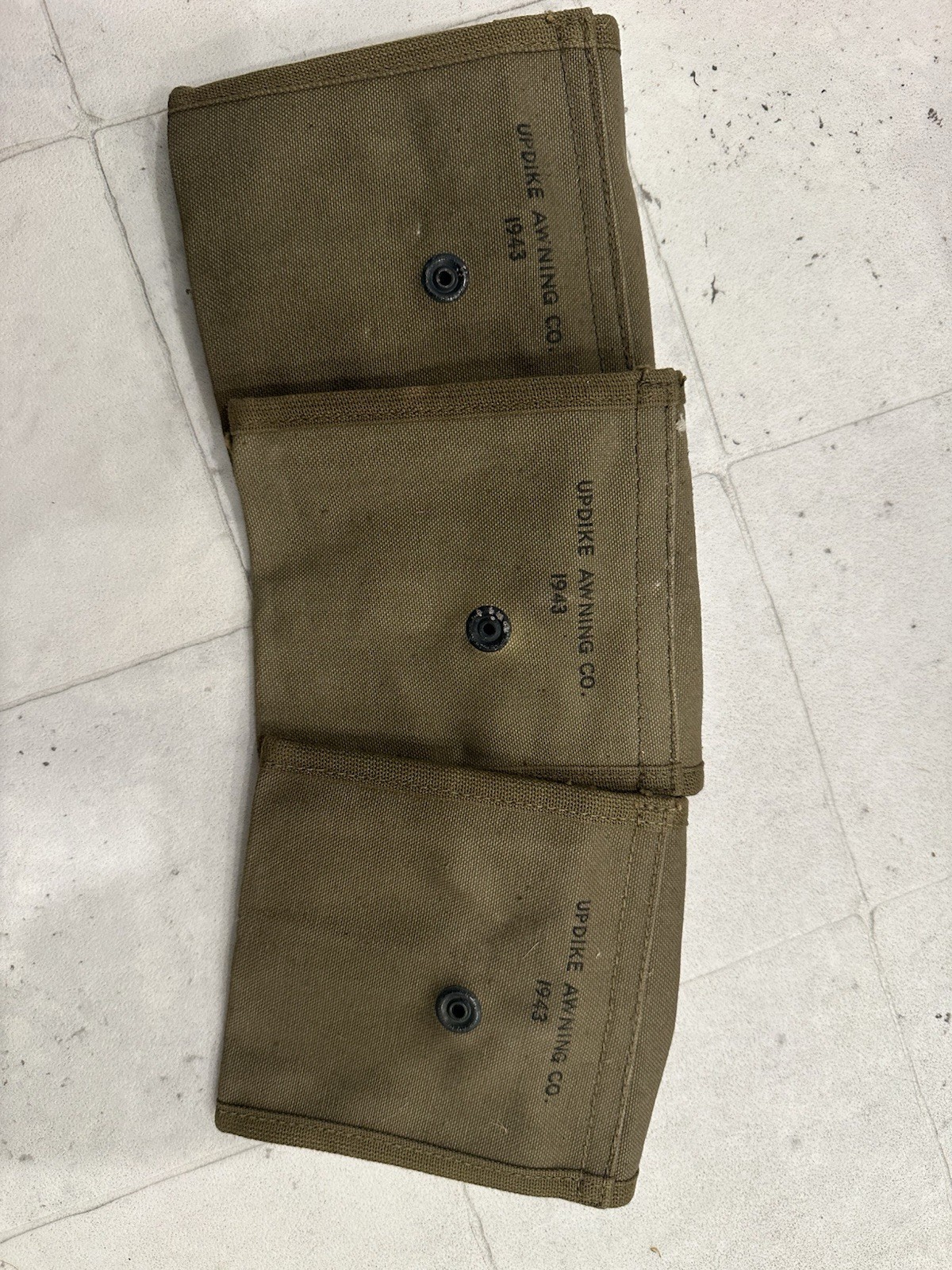 Original WWII US M1 Carbine Ammo Pouch 1943 Dated
