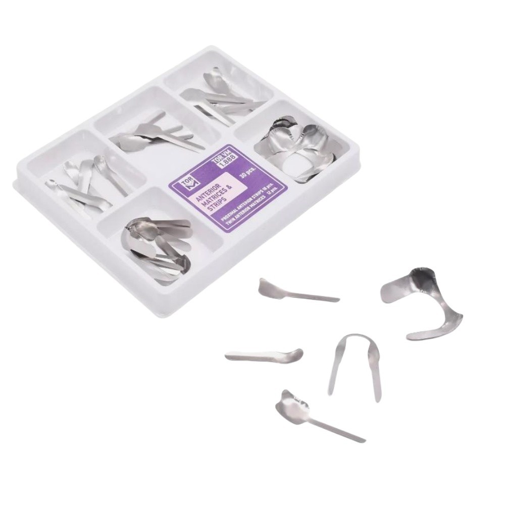 Dental Matrix Bands Anterior Twin Proximal Strips Sectional Contoured Matrices