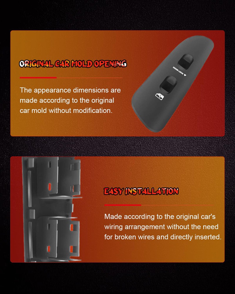 Window Switch Bezel Panel Passenger Gray for 2002-2009 Dodge Ram 1500 2500 3500