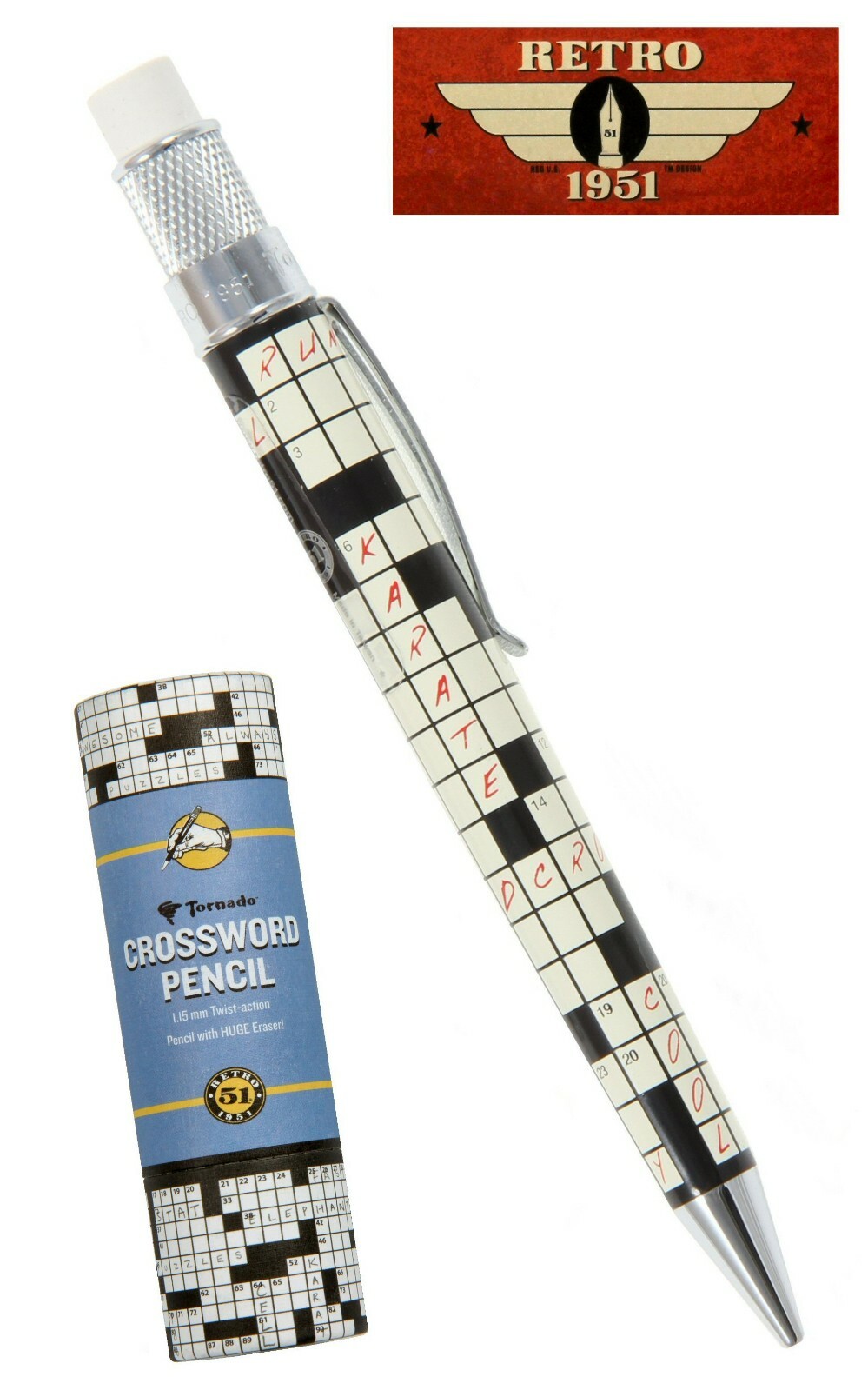 Retro 51 Crossword 1.15 mm Mechanical Lead Pencil #VRP-1545