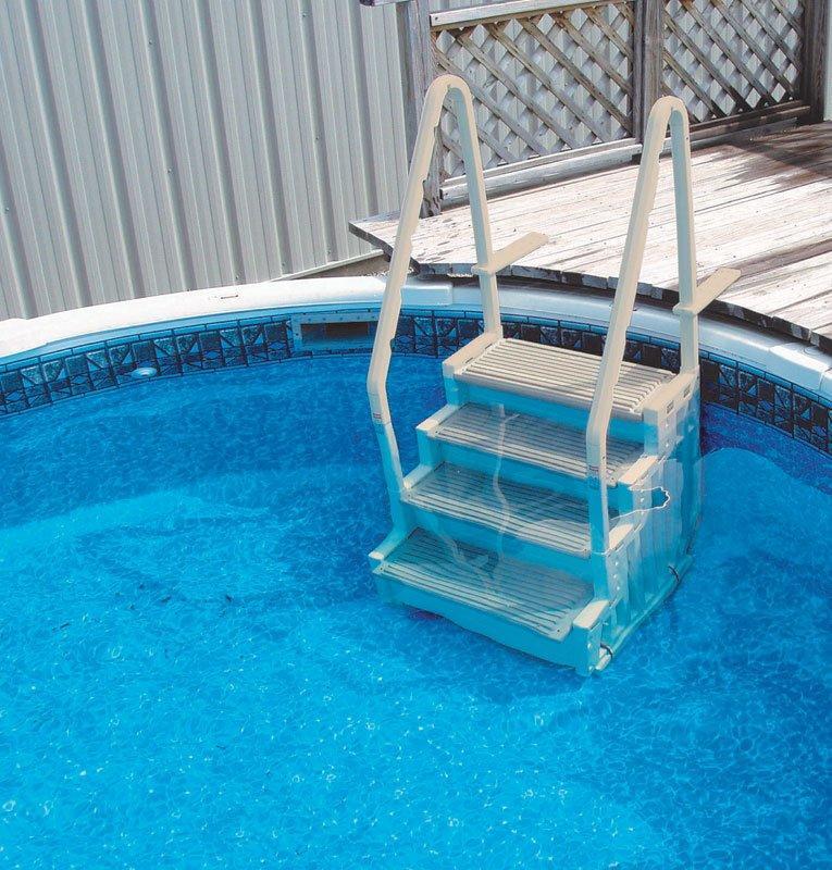 Confer Plastics Confer Above Ground Pool Steps Gray STEP-1-X