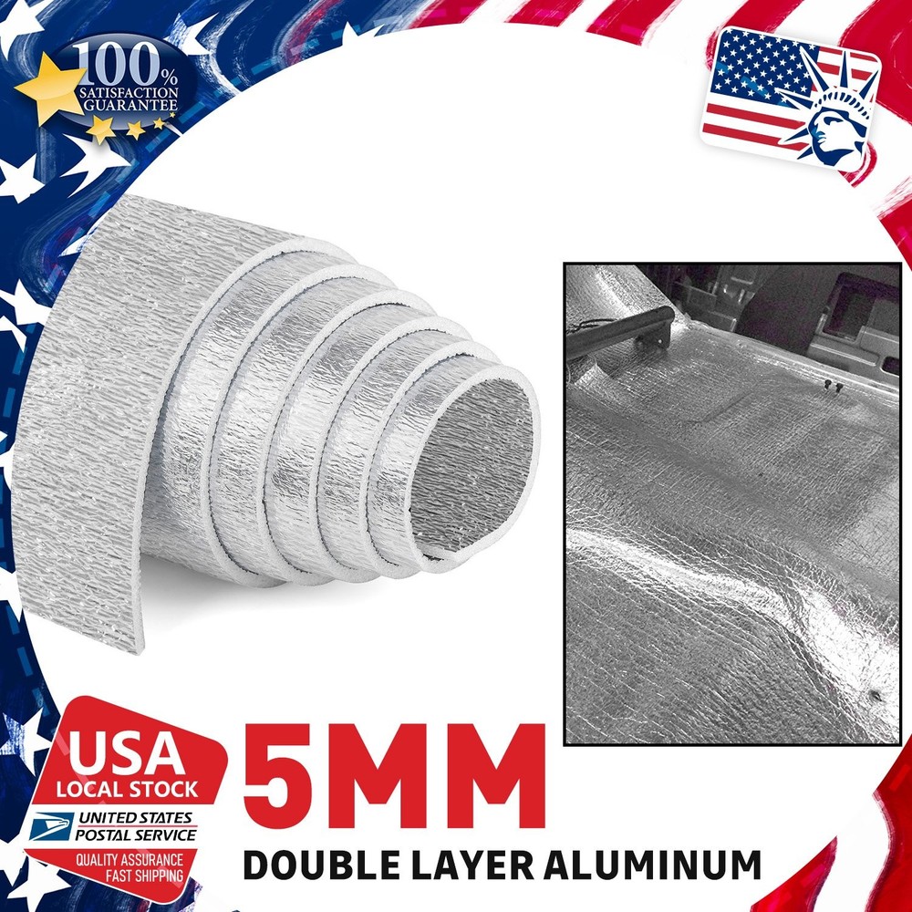 Double Foil Faced Reflective Foam Insulation Solid Vapor Barrier Warehouse 5mm