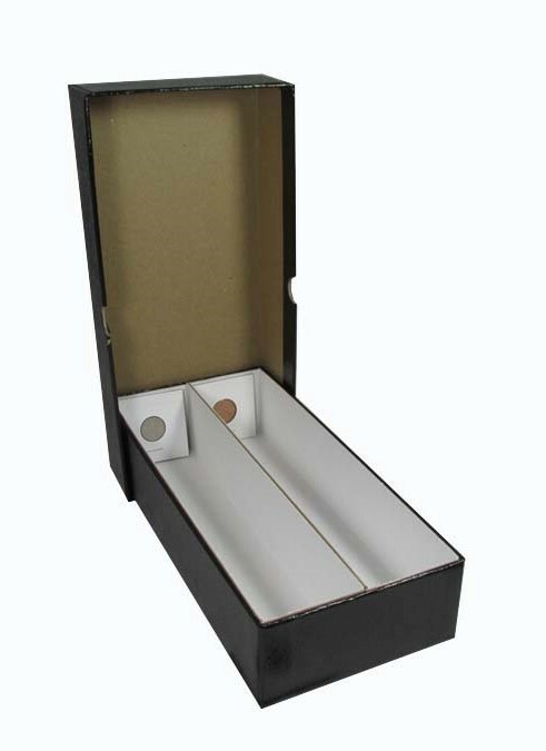 2X2 Coin Flips Snaplock Storage Box Heavy Duty Strong 10 Inch Double Row Black