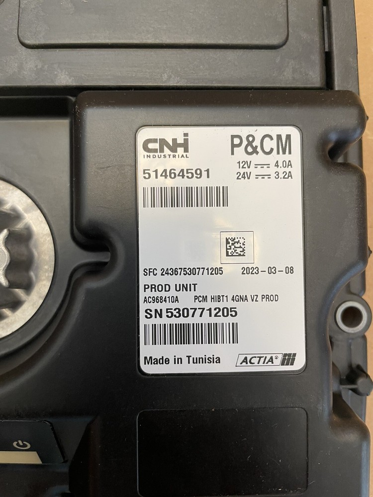 CNH Industrial 51464591 PCM Module Electronic Control Prod Unit AC968410A