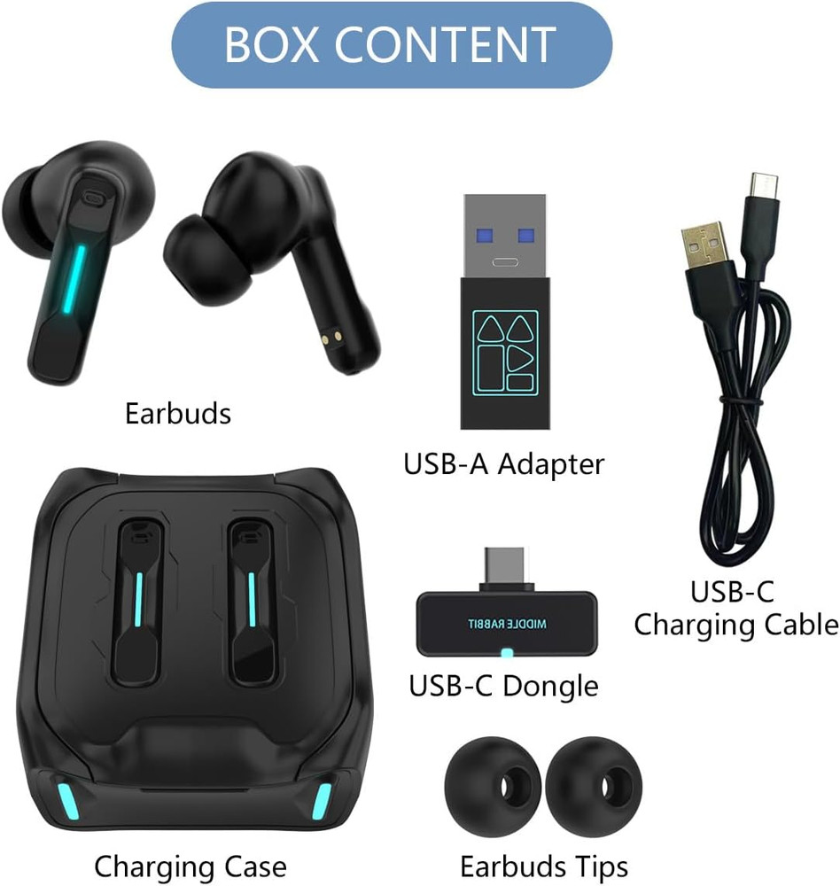 SW4 Pro Wireless Earbuds for Pc/Computer/Laptop/Mobile - Dongle & Bluetooth - 20