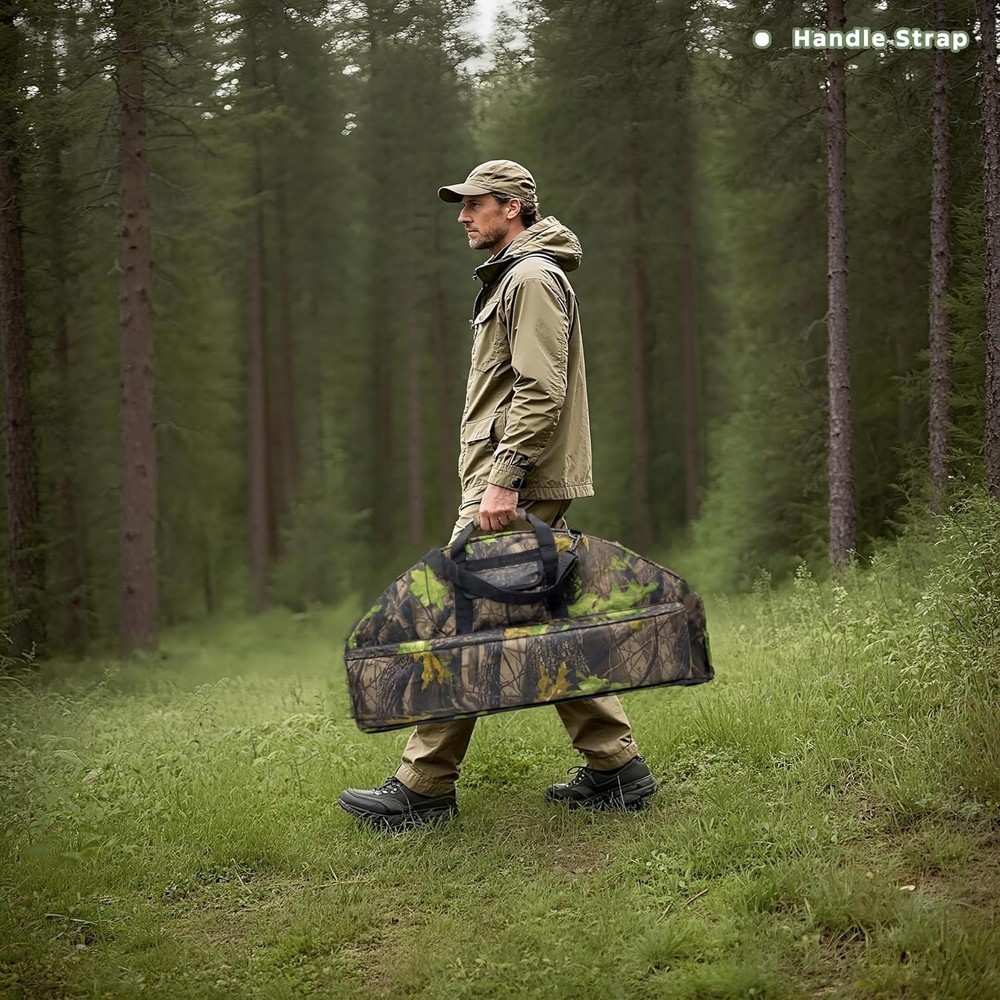 Protective Compound Bow Case with Padded Interior
