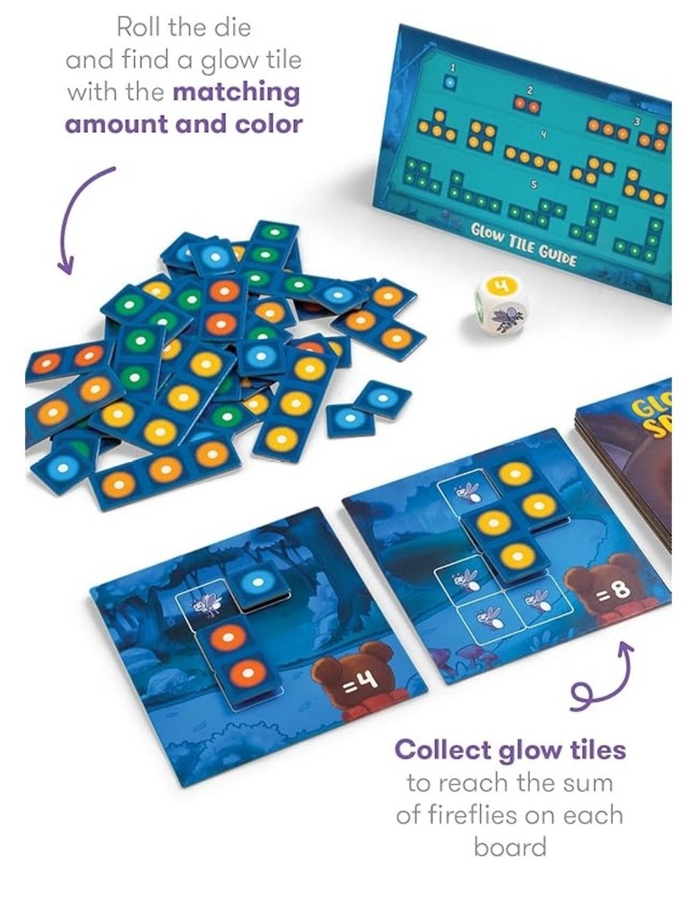 SimplyFun Glow Spotters A Visual and Adventurous Math Game for Kids