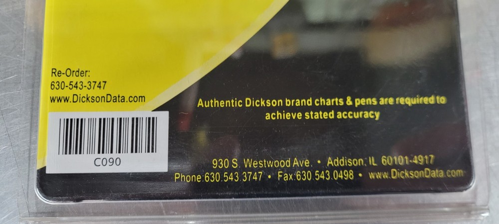 Dickson C090 4" Charts (60/pk)