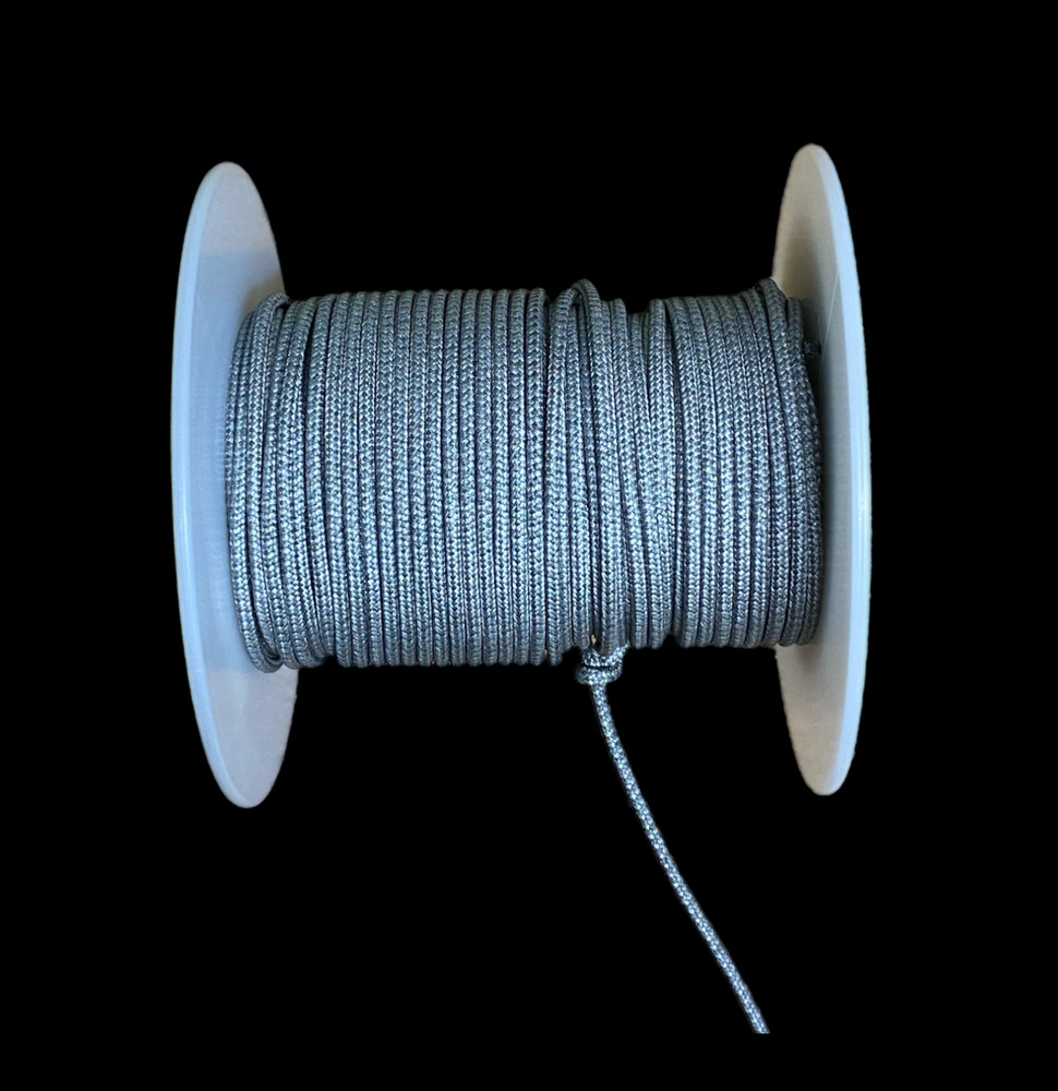 5 FEET BCY #24 SPECKLED - SILVER /BLACK Archery Bowstring RELEASE D LOOP ROPE