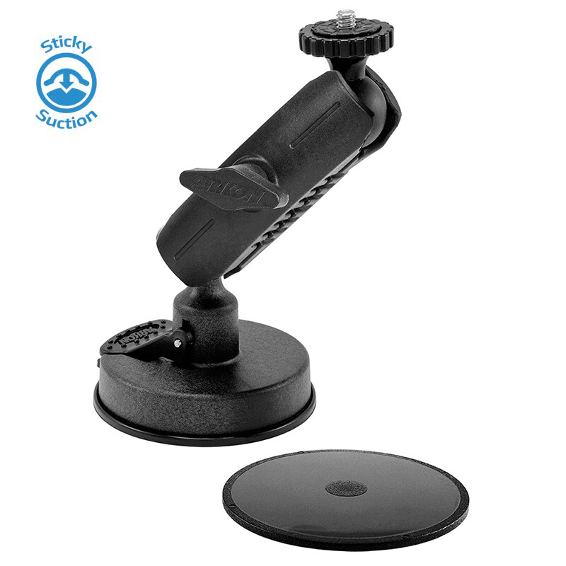 RM0791420 Arkon Robust Gel Suction Windshield Dash Mount & disc for DSLR camera