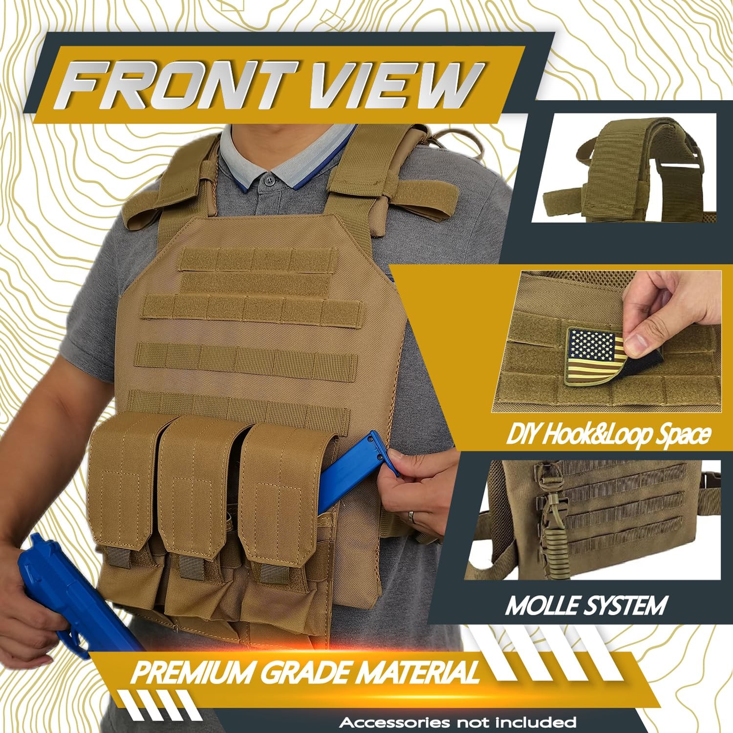 Tactical Weight Vest for Men and Women, Weighted Running Vest Weighted Vest S...