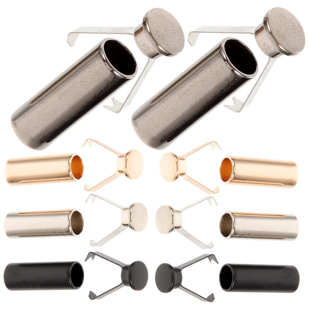 2 Pieces Metal Shoe Tip Protector Bootlace Ends Tips Replacement